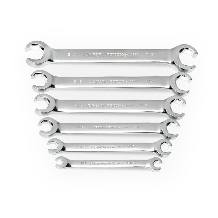 APEX Apex 81907 Flare Nut Wrench Set Chrome Sae