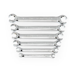 APEX Apex 81907 Flare Nut Wrench Set Chrome Sae