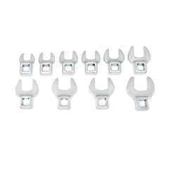 APEX Apex 81909 Crowfoot Wrench Set Full Polish Chrome