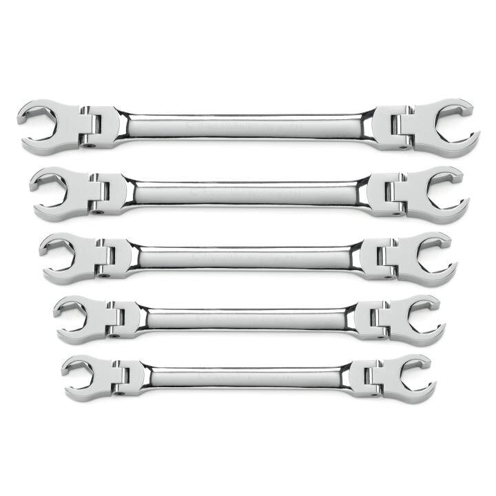 APEX Apex 81910 Flex Head Flare Nut Wrench Set Chrome