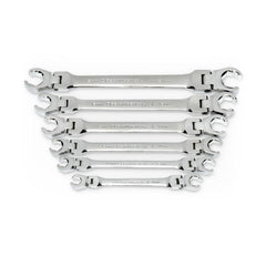 APEX Apex 81911D Flex Head Flare Nut Wrench Set Chrome