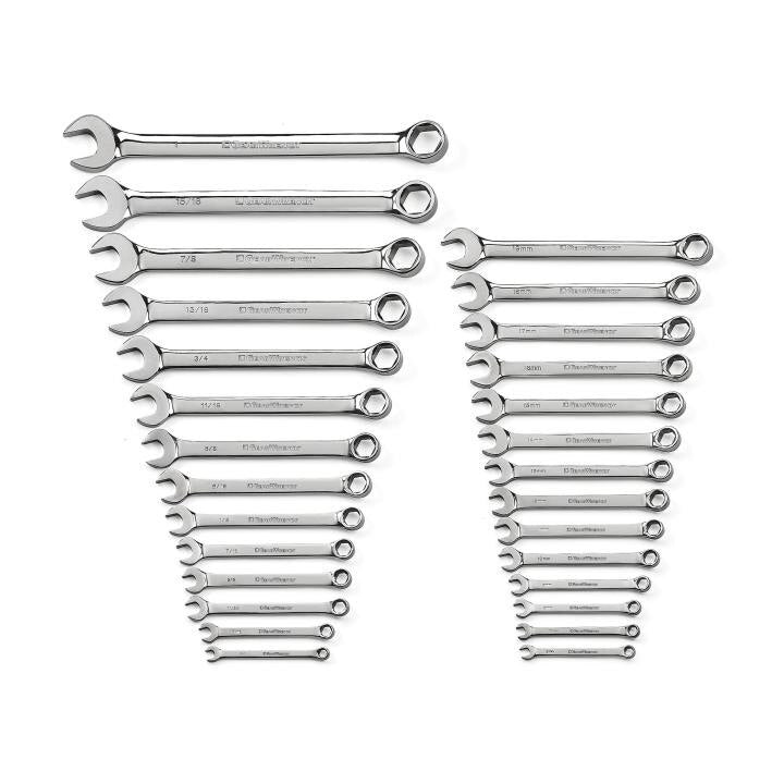 APEX Apex 81923 Combination Wrench Set 6 Point Chrome