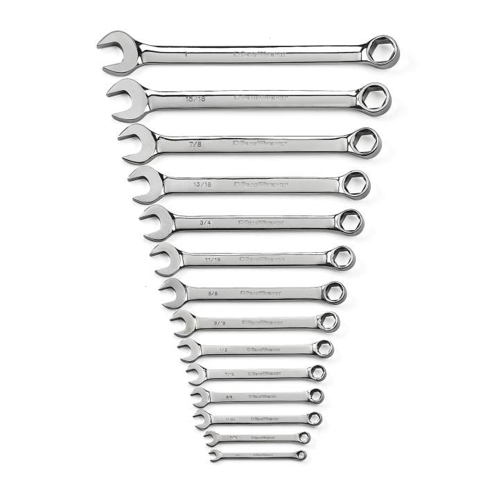 APEX Apex 81924 Combination Wrench Set 6 Point Chrome