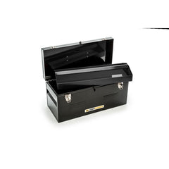 APEX Apex 83130 Steel Tote Box 741 Cu in Black Powder Coat