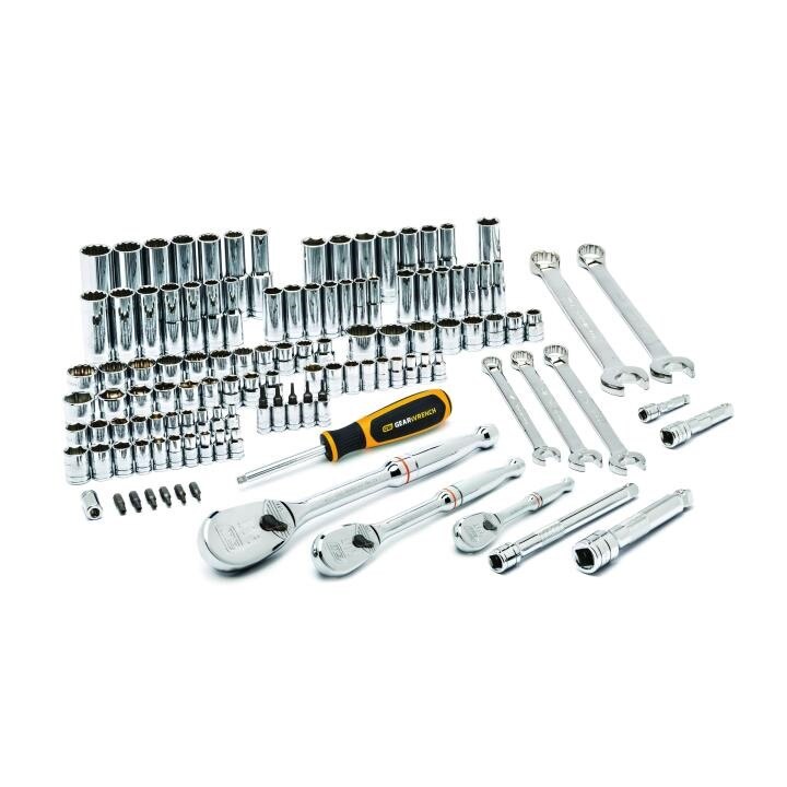 APEX Apex 83001D 118 Pc Mechanics Tool Set 1/4 3/8 1/2 in Drive