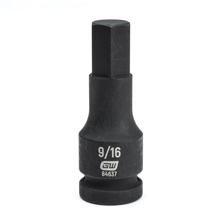 APEX Apex 84637 Impact Bit Socket 1/2 in Drive Hex 9/16 in