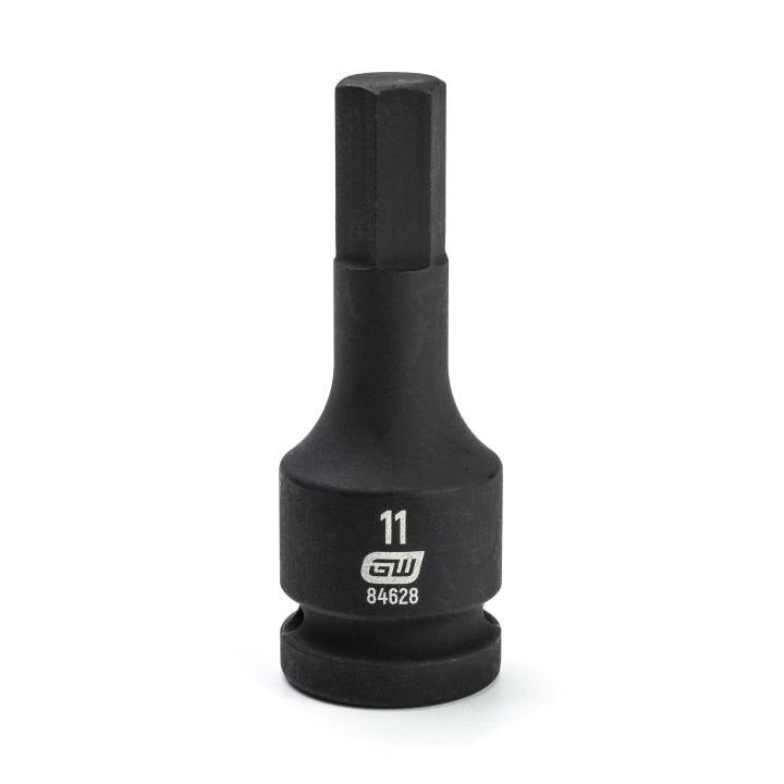 APEX Apex 84628 Impact Bit Socket 1/2 in Drive Hex 11 Mm