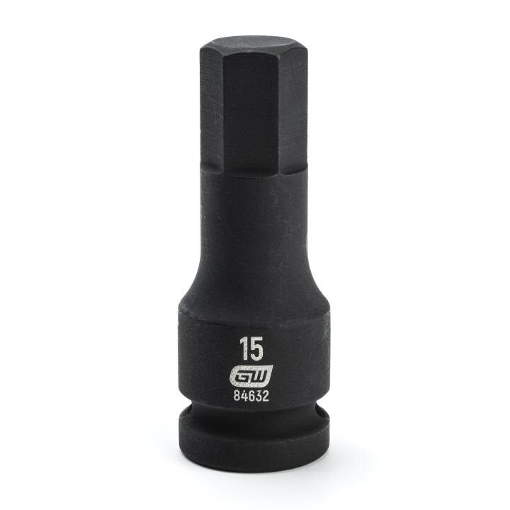 APEX Apex 84632 Impact Bit Socket 1/2 in Drive Hex 15 Mm