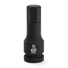 APEX Apex 84632 Impact Bit Socket 1/2 in Drive Hex 15 Mm