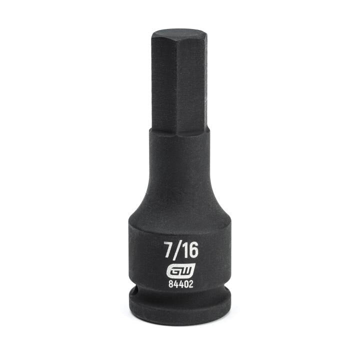 APEX Apex 84402 Impact Bit Socket 3/8 in Drive Hex 7/16 in