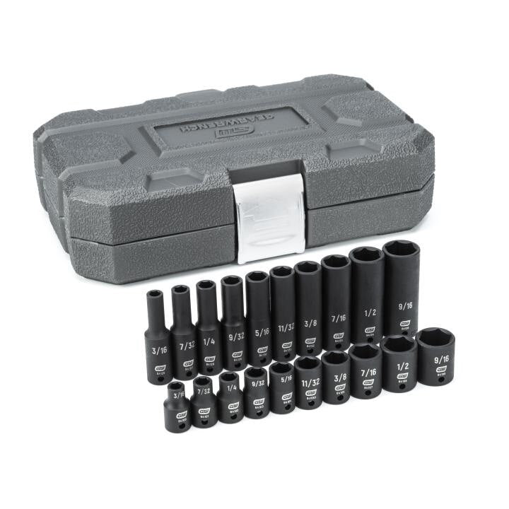APEX Apex 84900 Impact Socket 9/16 in 1/4 in Drive 6 Point Sae