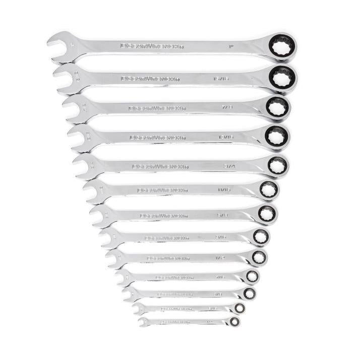 APEX Apex 85199 Xl Ratcheting Combination Wrench Set Sae