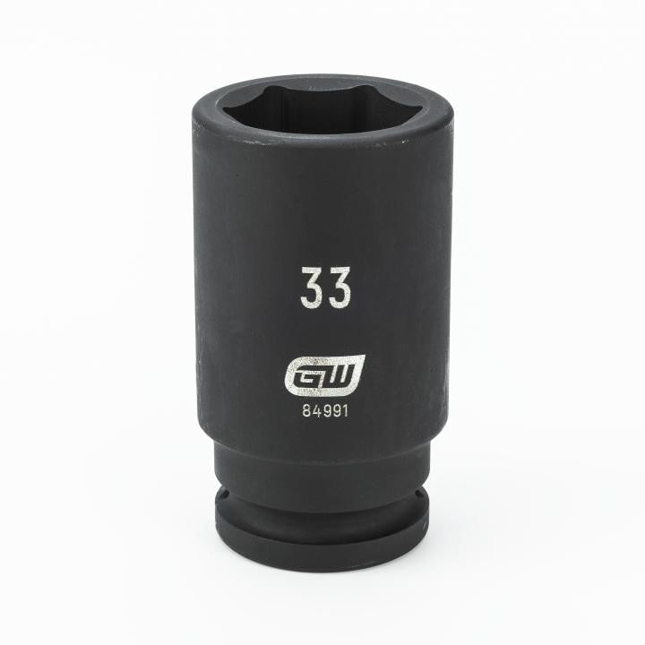 GEARWRENCH Gearwrench 84991 Impact Socket 3/4 in Drive 6 Point 33mm