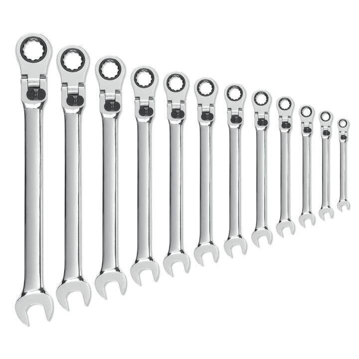 APEX Apex 85698 Ratcheting Locking Flex Wrench Set