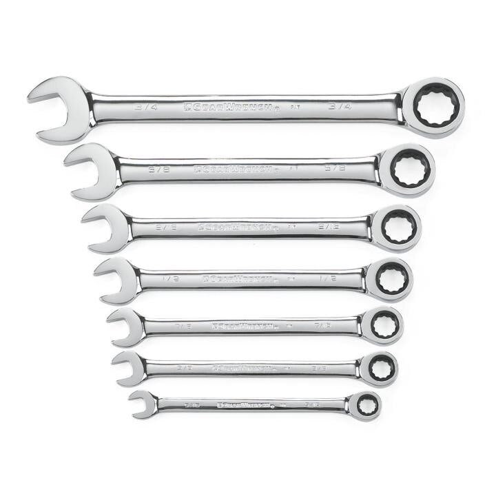 APEX Apex 9317 Ratcheting Combination Wrench Set 12 Pt