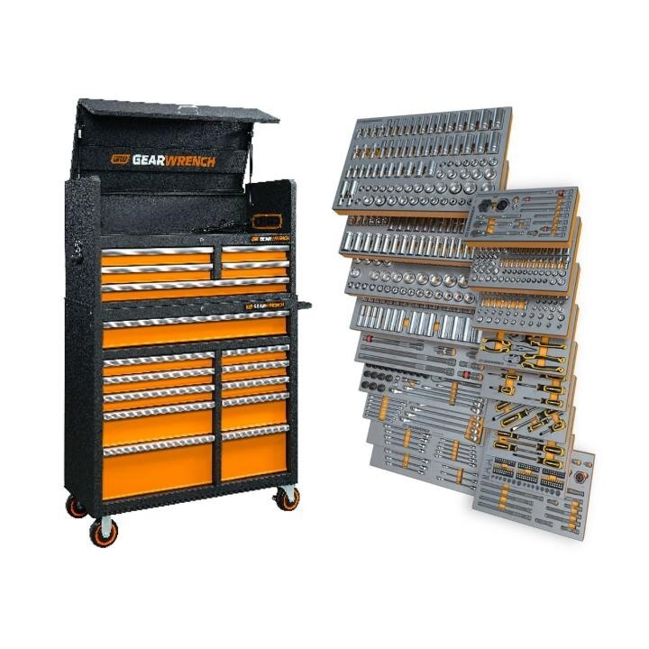 GEARWRENCH Gearwrench MEGAMOD873 873 Piece Mechanics Tool Set
