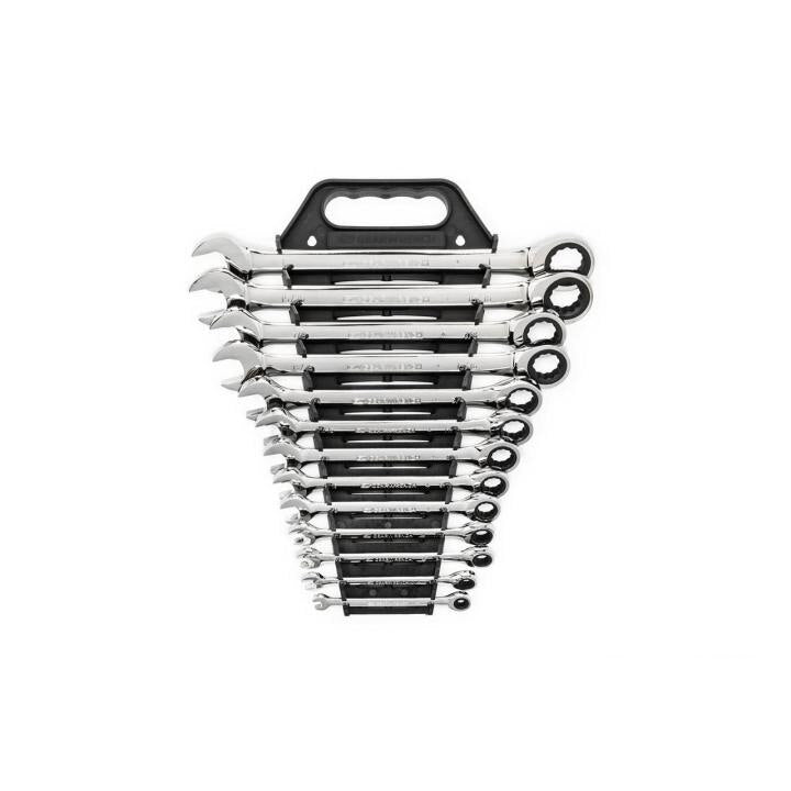 APEX Apex 9312 Ratcheting Combination Wrench Set 12 Point