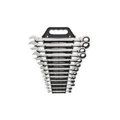 APEX Apex 9312 Ratcheting Combination Wrench Set 12 Point