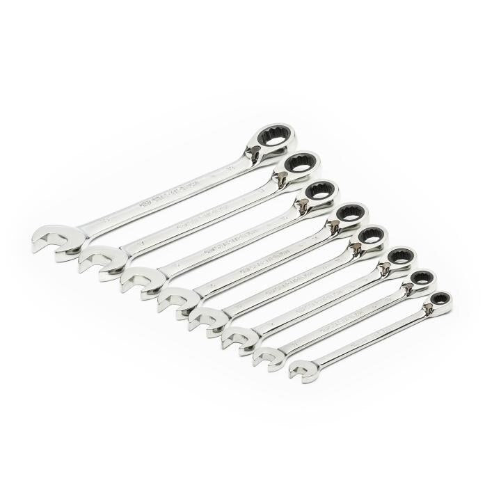 APEX Apex 9543 Ratcheting Combination Wrench Set 12 Point