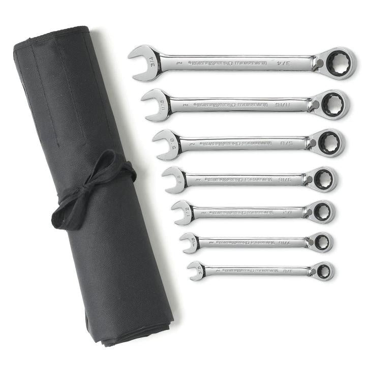 APEX Apex 9567RN Ratcheting Combination Wrench Set 12 Point