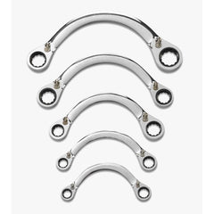 APEX Apex 9850 Half Moon Reversible Ratcheting Wrench Set