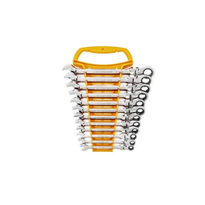 APEX Apex 9901D Ratcheting Flex Combo Wrench Set 12 Pc