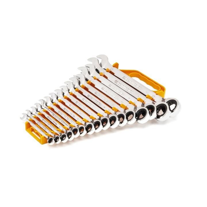 APEX Apex 9602N Ratcheting Combination Wrench Set 12 Point