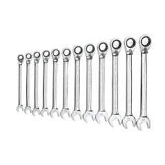APEX Apex 9620N Ratcheting Combination Wrench Set 12 Point