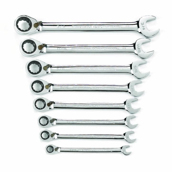 APEX Apex 9533N Ratcheting Combination Wrench Set 12 Point