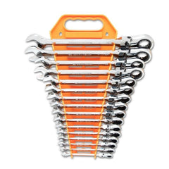 APEX Apex 9902D Ratcheting Flex Combination Wrench Set 16 Pc