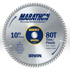IRWIN Irwin 14076 Circular Saw Blade 10 in 80T Trim Finish
