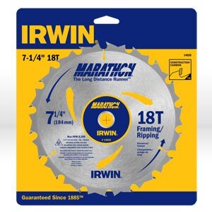 IRWIN Irwin IR14028 Circular Saw Blade 7-1/4 in 18T Framing