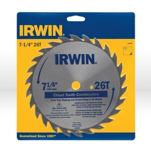 IRWIN Irwin IR11040ZR 7-1/4 in Circular Saw Blade Wood