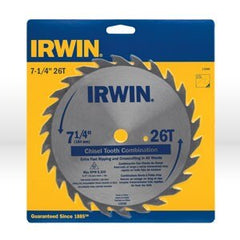 IRWIN Irwin IR11040ZR 7-1/4 in Circular Saw Blade Wood
