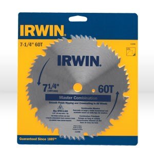 IRWIN Irwin IR11240 Miter Saw Blade 7-1/4 in 64 Tpi