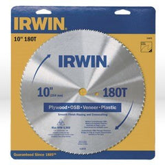 IRWIN Irwin IR11870 Circular Saw Blade 10 Inch 180 Tpi