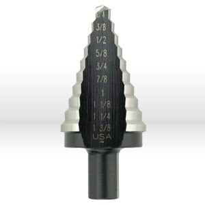 IRWIN Irwin 10235 Unibit Step Drill Bit Set 10 Hole