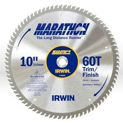 IRWIN Irwin 14074 Marathon 10 in 60T Trim Finish Circular Saw Blade