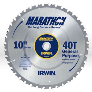 IRWIN Irwin 14070 Circular Saw Blade 10in 40T General Purpose