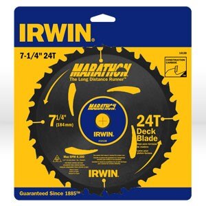 IRWIN Irwin IR14130 7.25 in 24T Circular Saw Blade Universal Arbor