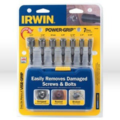 IRWIN Irwin IR394100 Power-grip Bolt Extractor Set 7 Pc