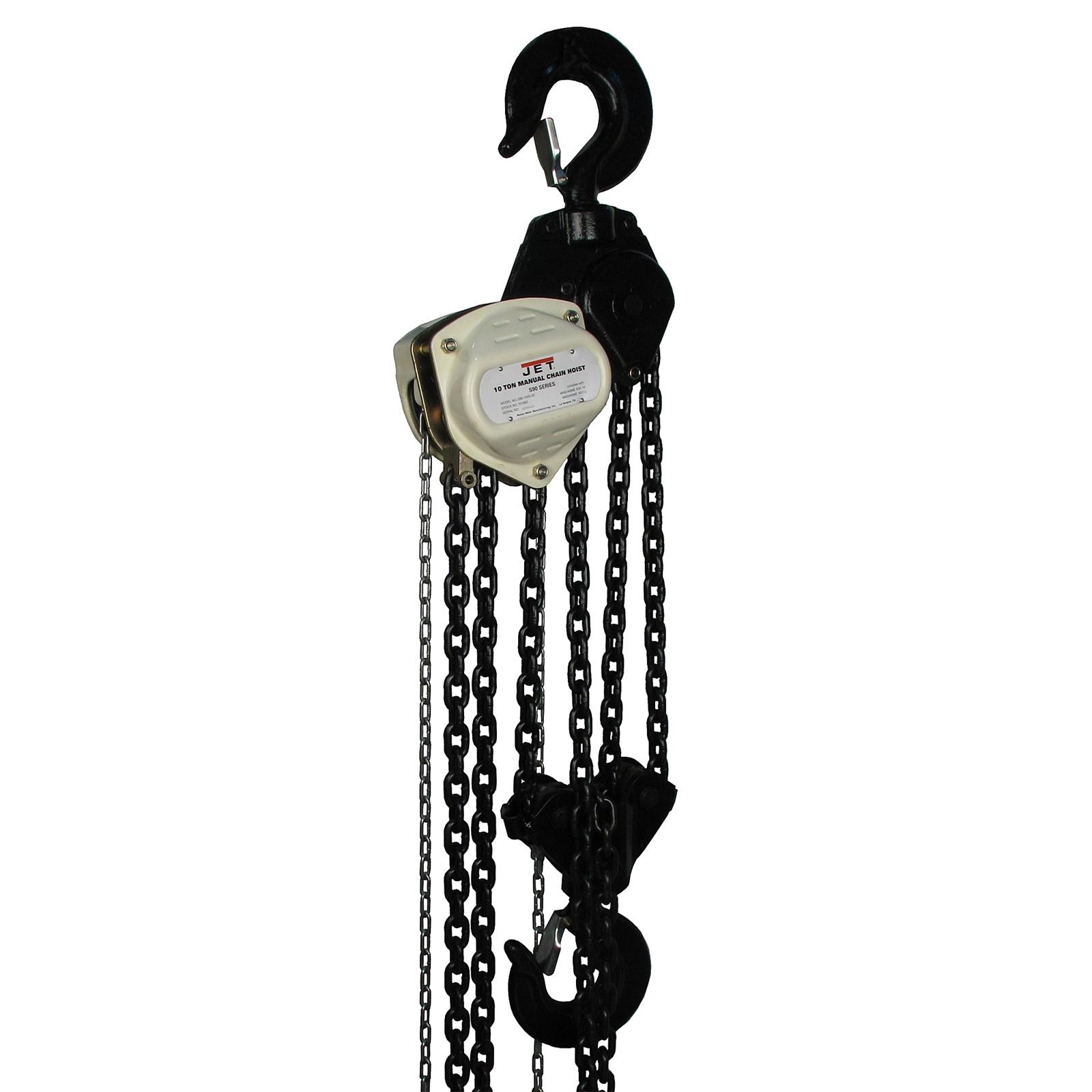 JET Jet 101963 Chain Hoist 10 Ton 30 Foot Lift