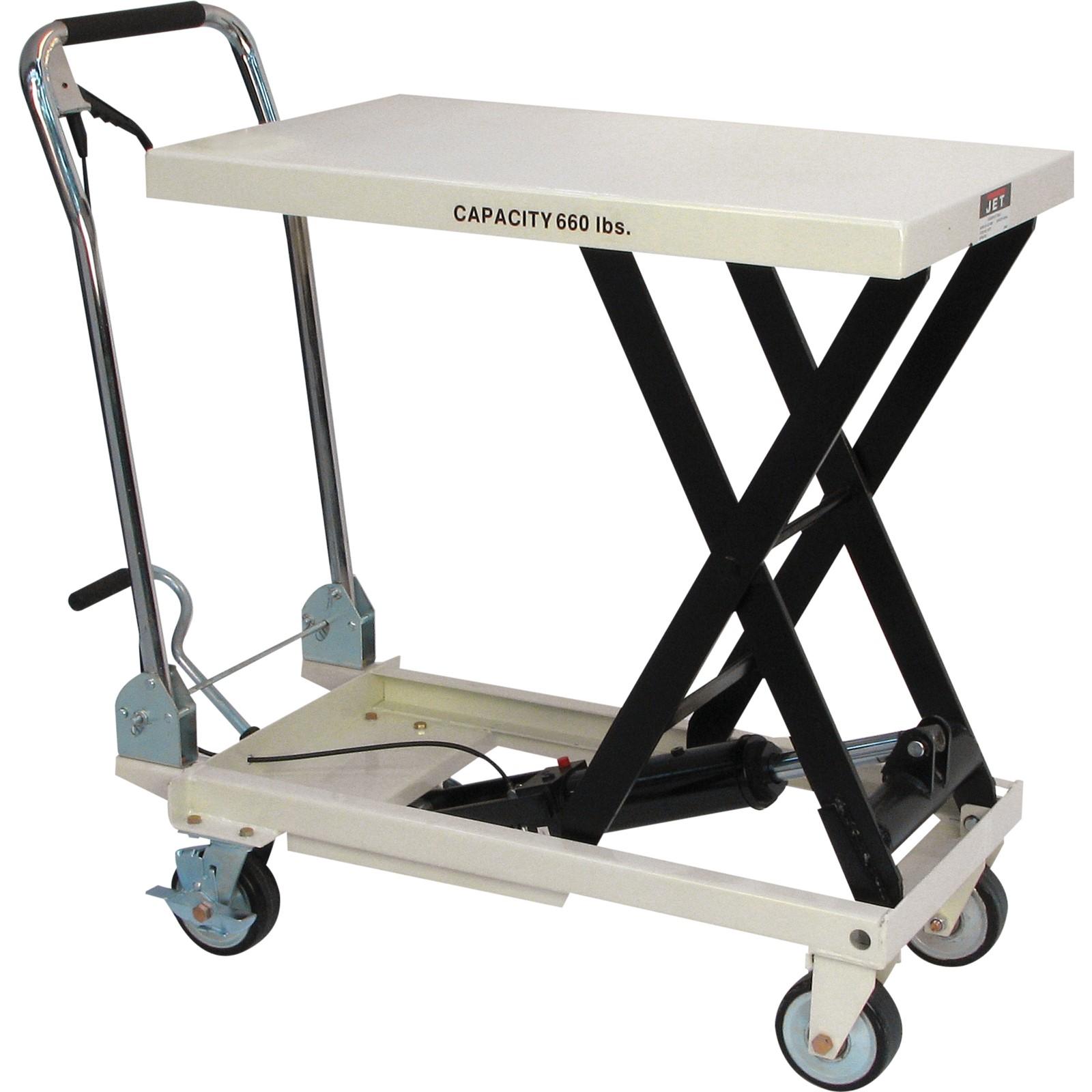 JET Jet 140777 Scissor Lift Table 660 Lb Folding Handle