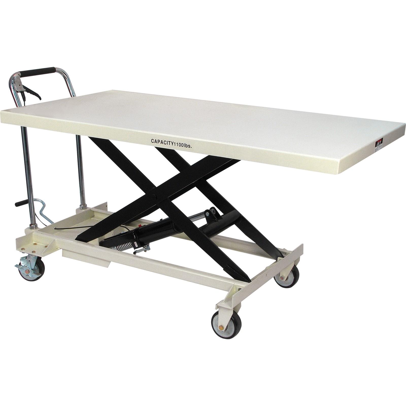 JET Jet 140780 Scissor Lift Table 1100 Lb Quick-lift Pump