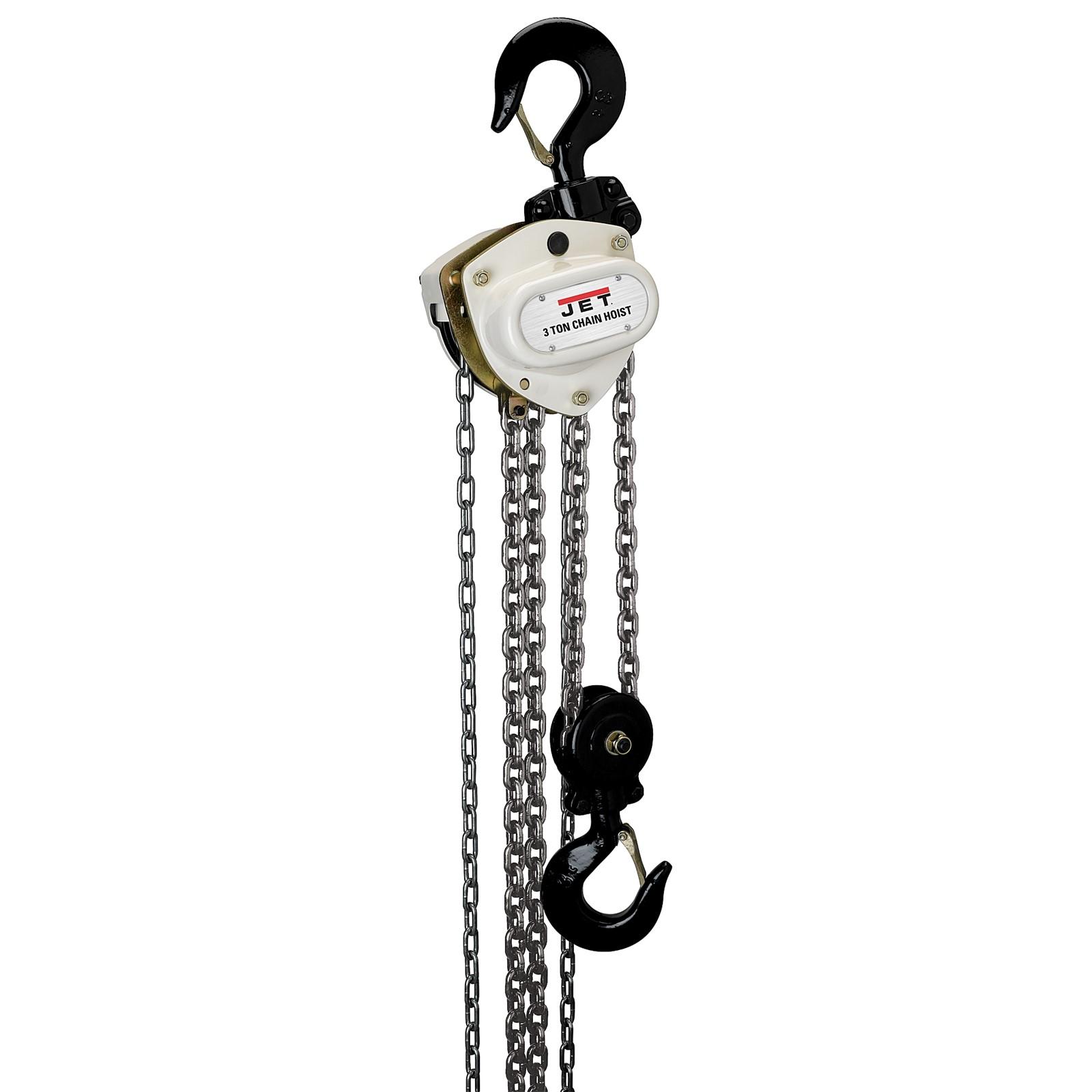 JET Jet 207130 Chain Hoist 3 Ton 30 Ft Overload Protection