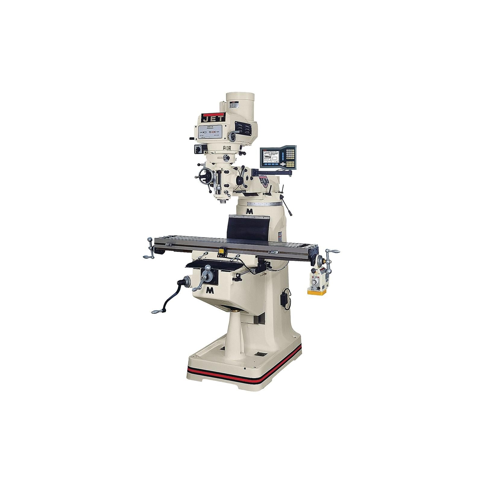 JET Jet 690408 Vertical Knee Mill Anilam 411 3-axis Dro