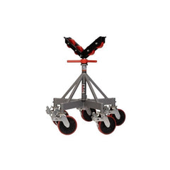 JET Jet JT1-2405 Five-leg Pipe Jack Stand Steel Rollers 2500 Lb