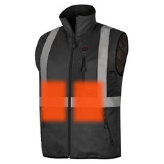 PIONEER Pioneer V1210270U-2XL Heated Safety Vest 2XL