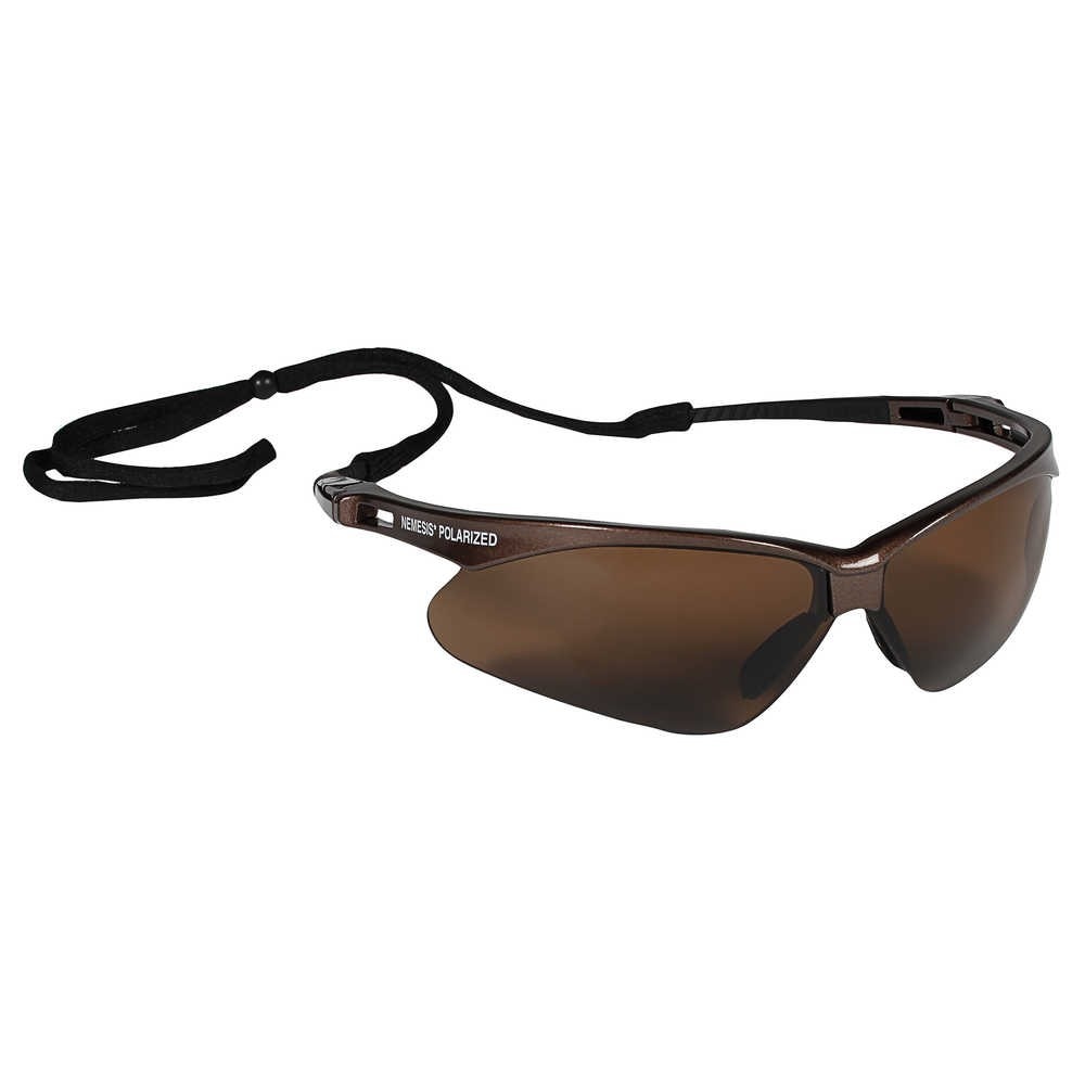 KLEENGUARD Kleenguard 28637 Wraparound Safety Glasses Brown Polarized