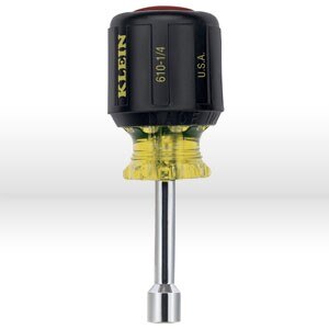 KLEIN TOOLS Klein Tools 610-1/4 Stubby Nut Driver 1/4 Inch